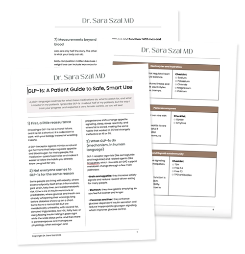 GLP-1 Guide by Sara Szal